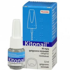 Kitonail 80mg/g gyógyszeres körömlakk 3,3ml