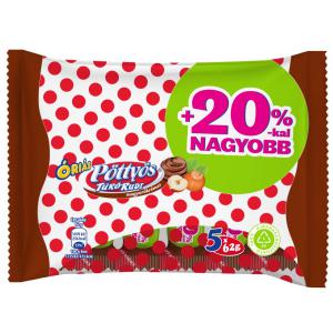 Pöttyös Óriás Túró Rudi mogyorókrémes túródesszert kakaós étbevonattal 5 x 62 g (310 g)