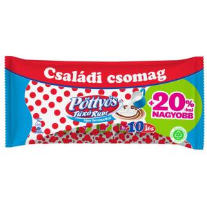 Pöttyös Túró Rudi családi csomag natúr túródesszert kakaós tejes bevonattal 10 x 36 g (360 g)