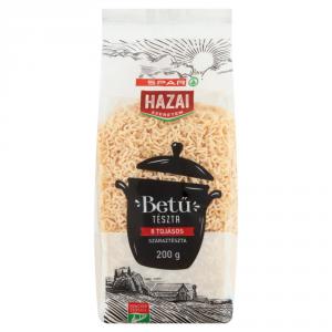 SPAR Hazai Szeretem betűtészta 8 tojásos száraztészta 200 g