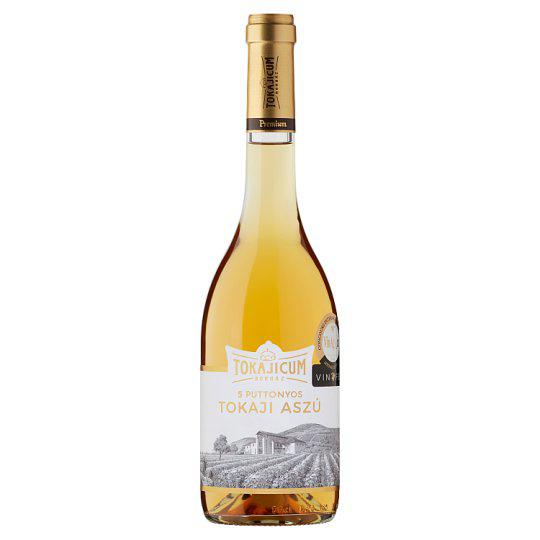 Tokajicum Tokaji 5 Puttonyos Aszú édes fehér borkülönlegesség 11,5 % 0,5 l