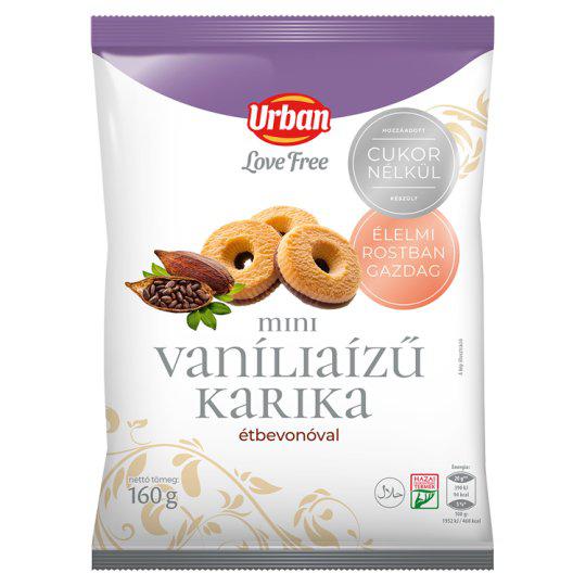 Urban LoveFree vaníliás karika 160 g