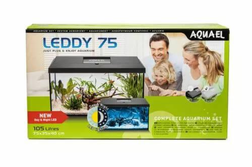AquaEl Leddy Plus 75 Day&Night; black - akvárium szett (fekete) 105liter (75x35x40cm)