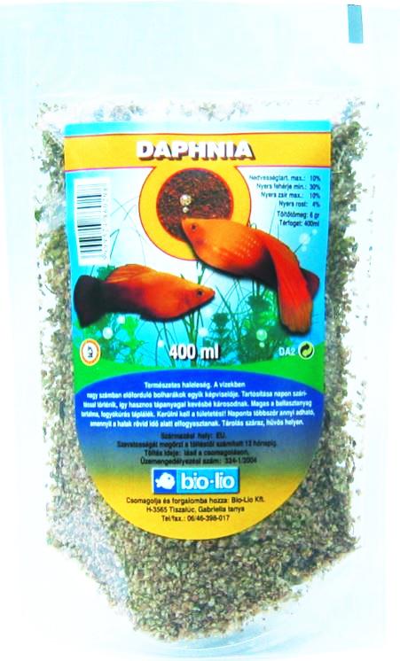 BIO-LIO SZÁRÍTOTT VÍZIBOLHA 400ML DAPHNIA HALTÁP