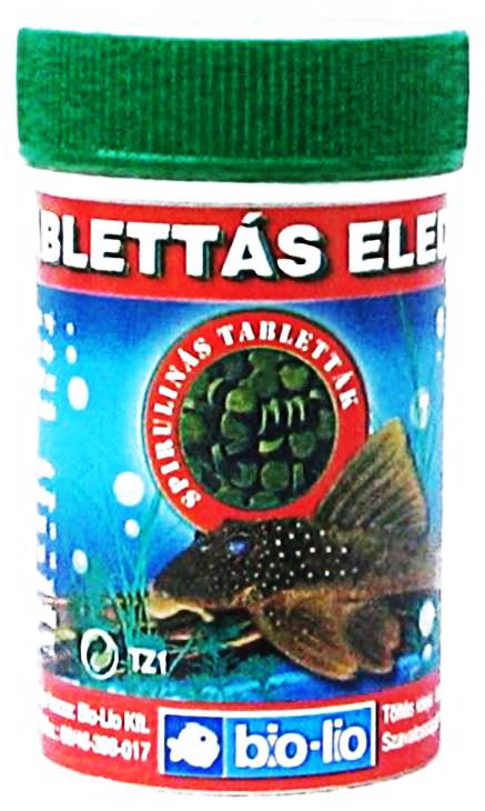 BIO-LIO TABLETTÁS ELEDEL SPIRULINÁS 15GR