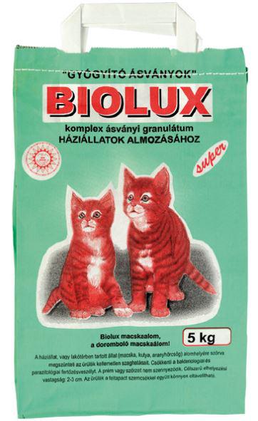 BIOLUX 5KG MACSKAALOM ZEOLIT ALAPÚ