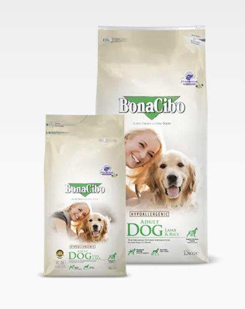 Bonacibo 4kg Adult Dog Bárány rizs szardellával