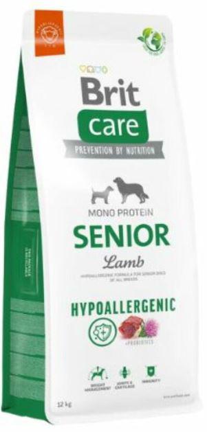 BRIT CARE 12KG MONOP HYPO SENIOR LAMB 6181 S.ZÖLD SZÁRAZTÁP KUTYA