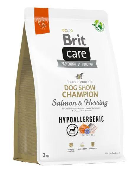 Brit Care 3kg DogShow Champ Salmon Herring Száraztáp Kutya