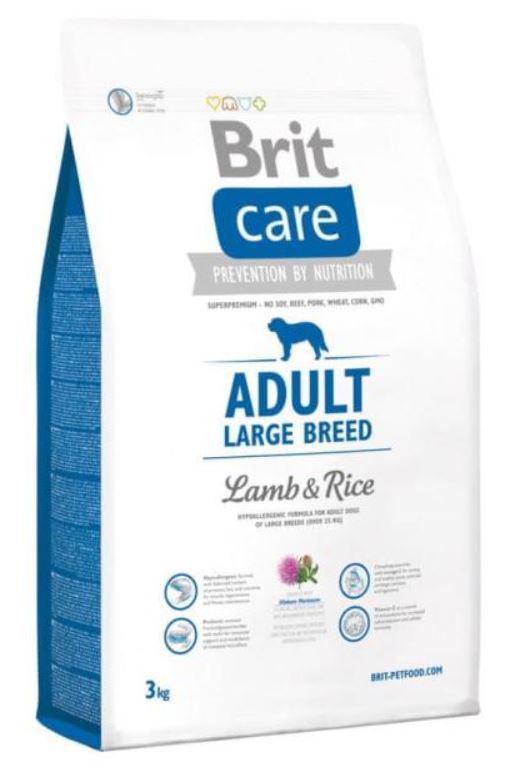 BRIT CARE 3KG MP ADULT LB LAMB HYPOALLERGENIC MONOPROTEIN