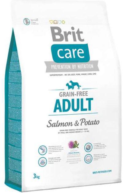 BRIT CARE 3KG SKINCOAT ADULT SALMON GF