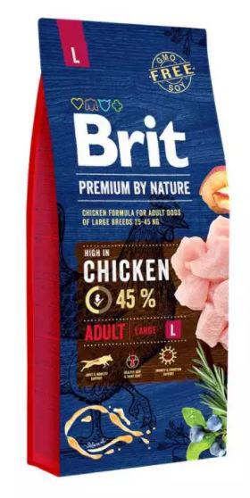 BRIT PREMIUM 15KG ADULT LARGE 26468 SZÁRAZTÁP KUTYA