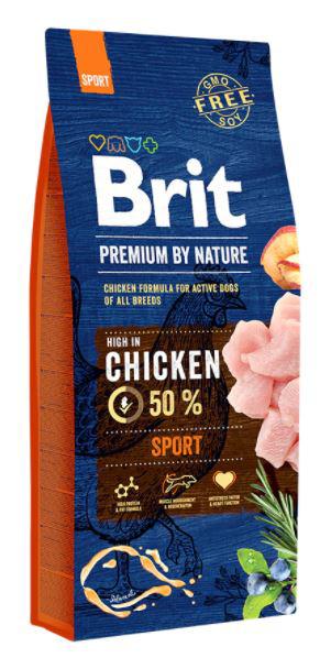 Brit Premium 15kg Sport Száraztáp Kutya