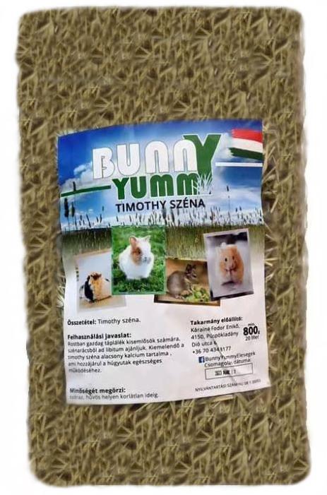 BUNNY YUMMY TIMOTHY SZÉNA 800G