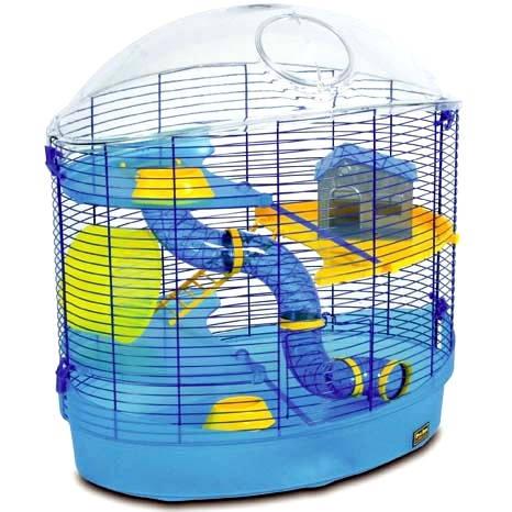 Comfy PetInn Maxi Merlino Cage - ketrec (kék) hörcsögök részére (56x36,5x58cm)