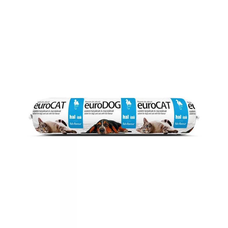 EURO DOG/CAT SZALÁMI 1KG HAL/FISH