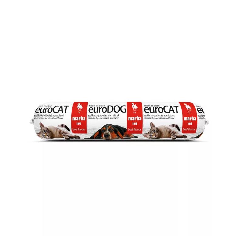 EURO DOG/CAT SZALÁMI 1KG MARHA/BEEF