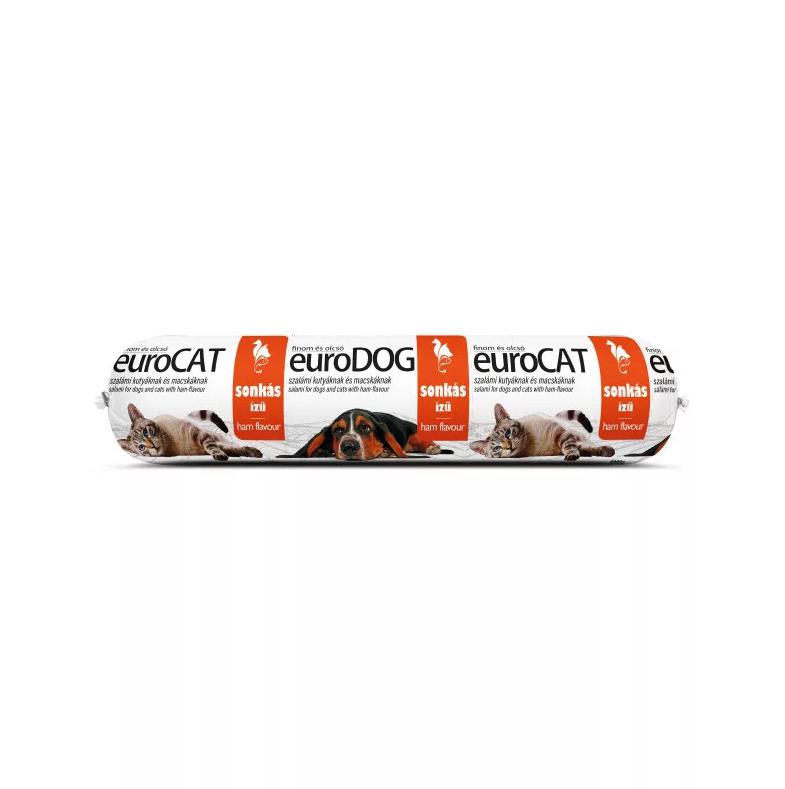 EURO DOG/CAT SZALÁMI 1KG SONKA/HAM