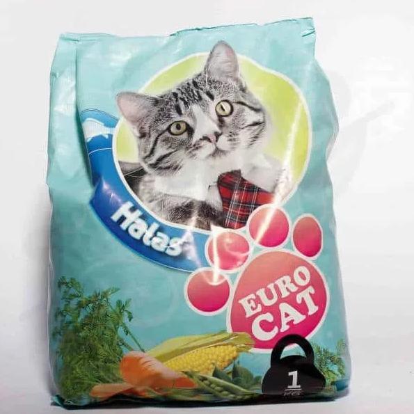 EuroCat halas macska száraztáp 1kg