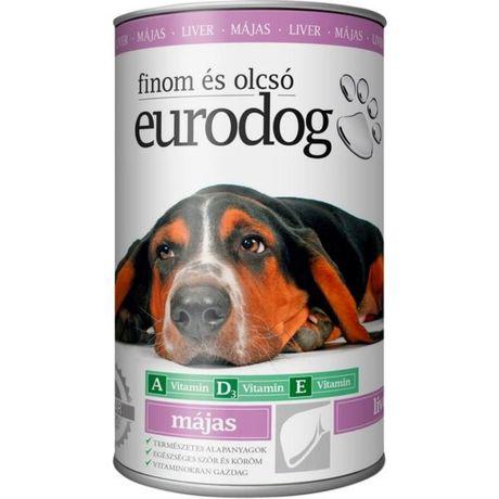 Eurodog májas konzerv kutyáknak 415g