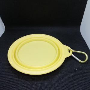 Utazó kutyatál 0.5L-sárga