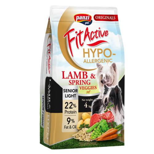 FitActive ORIGINALS 4kg SENIOR/LIGHT HYPOALLERGENIC Lamb&Spring; Veggies