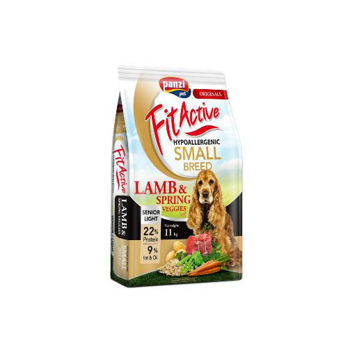 FitActive ORIGINALS SMALL BREED 11kg SENIOR/LIGHT HYPOALLERGENIC Lamb&Spring; Veggies