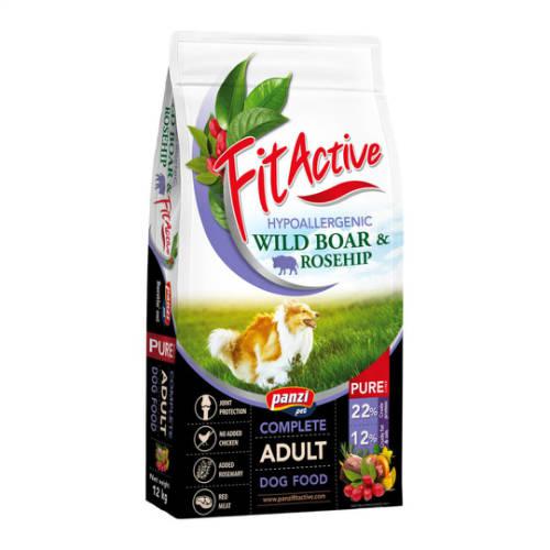 FitActive PURE 12kg Hypoallergenic Wild Boar&Rosehip; (vaddisznó, csipkebogyó)