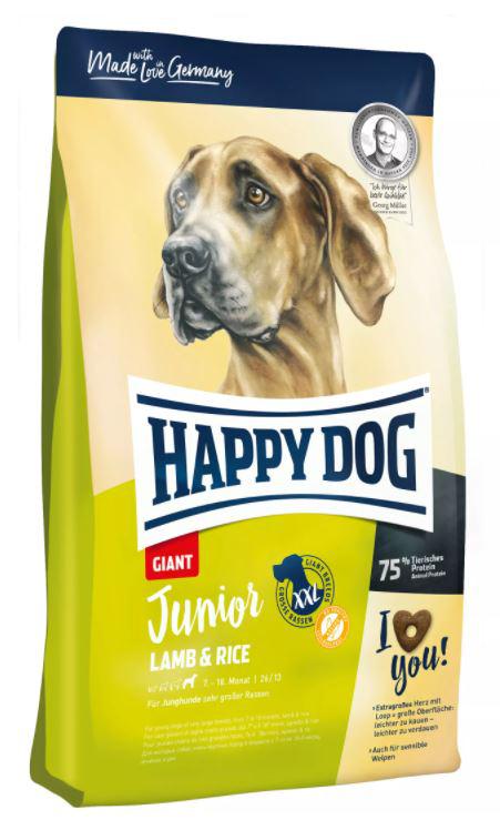 HAPPY DOG JUNIOR GIANT LAMM RICE 15KG