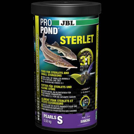 JBL ProPond Sterlet Small - Főtáplálék tavi kecsegék részére (S) 0,5kg/1l