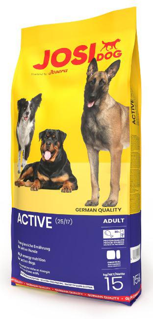 Josera JosiDOG Active 25/17 Adult Kutya Száraztáp 15kg