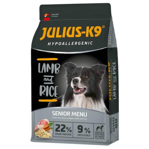 JULIUS-K9 3kg SENIOR/LIGHT HYPOALLERGENIC Lamb&Rice; (bárány&rizs;) - Idős és/vagy túlsúlyos felnőtt kutyák részére