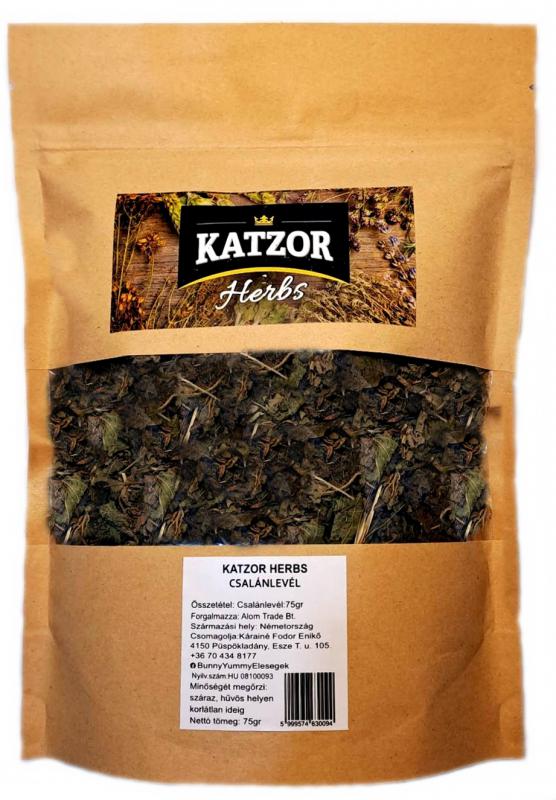 KATZOR HERBS 75G CSALÁNLEVÉL