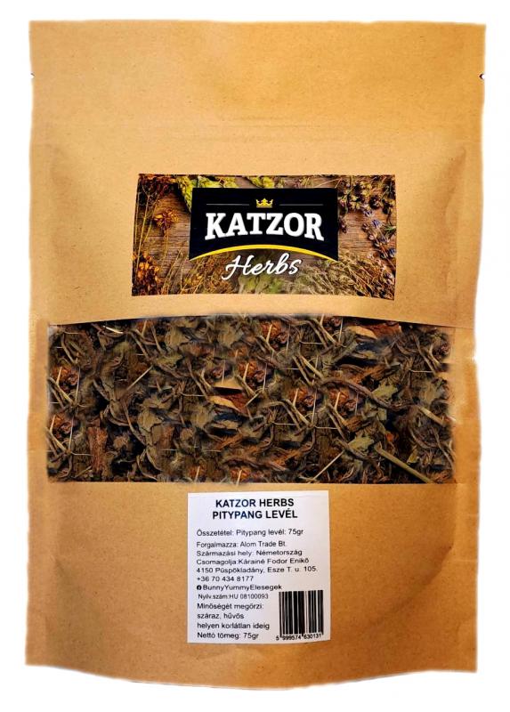 KATZOR HERBS 75G PITYPANG LEVÉL