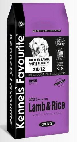 Kennels Favorite Lamb&Rice; kutyatáp Bárány Rizs 20Kg