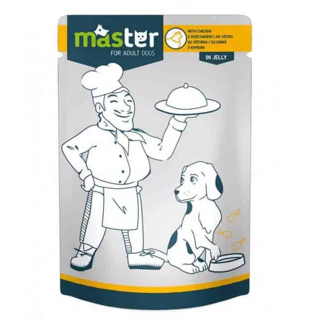 Master Dog Alutasakos eledel felnőtt kutyáknak - csirkés 80g