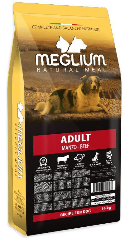 Meglium Dog 14kg Adult Beef Száraztáp