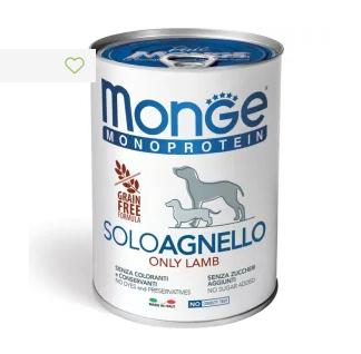 MONGE DOG Monoprotein Bárány pástétom 400g