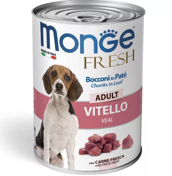 Monge Fresh Dog Konzerv Borjús 400g