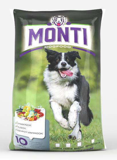 Monti 10kg Bárány 16/7 kutya száraztáp-Megújult