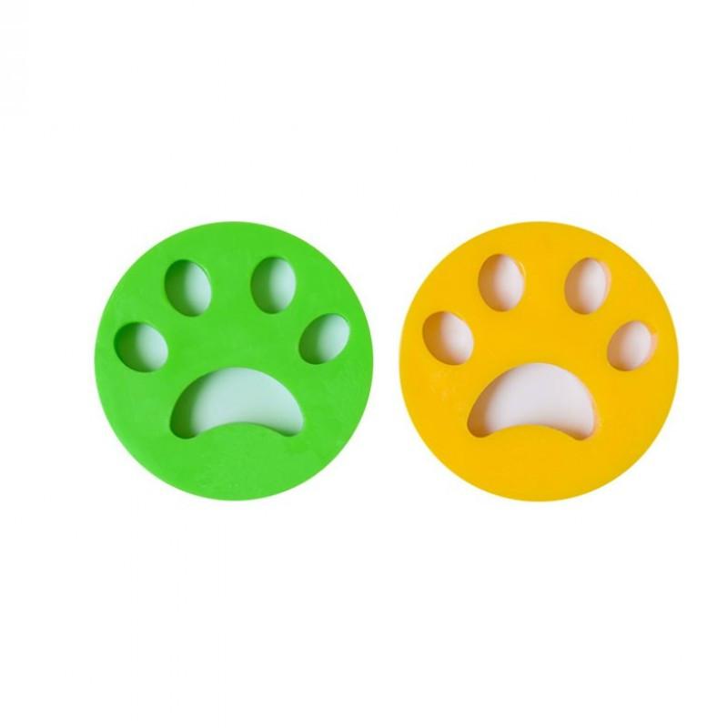 Mósógép szőr összeszedő tappancs zöld/sárga 9cm 1db