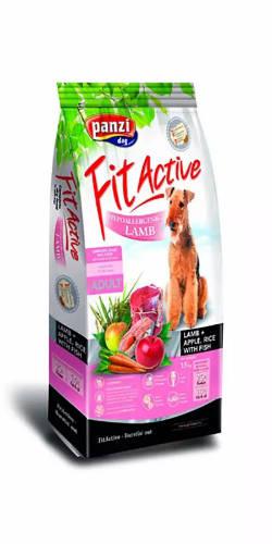 Panzi FitActive Hypoallergén Lamb Adult (bárány,rizs,alma) száraztáp - Ételallergiás felnőtt kutyák részére (4kg)