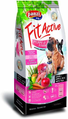 Panzi FitActive Hypoallergén Puppy Lamb (bárány,rizs,alma) száraztáp - Kölyök kutyák részére (15kg)