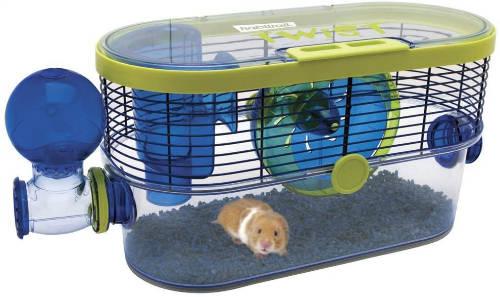 Pet Inn Habitrail Twist Hamster Cage - ketrec (kék) hörcsögök részére (48,5x19x24cm)