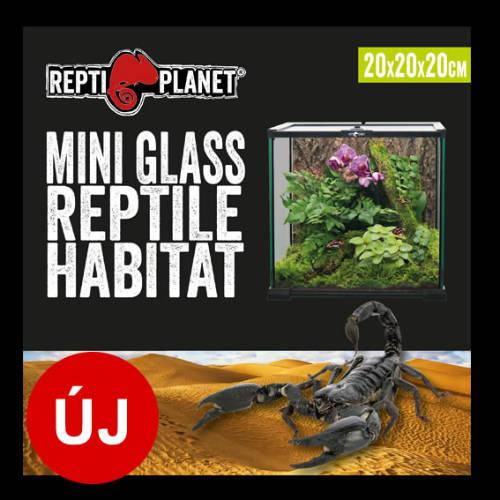 Repti Planet mini Glass Reptile Habitat - üveg terrárium (20x20x20cm)