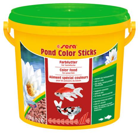 Sera Pond Color Sticks - pond táplálék - kerti tavakba (3800ml)