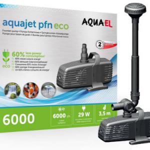 AquaEl AquaJet PFN-6000 ECO - kerti szívattyú (energiahatékony) kerti tavakba, szökőkutakba (29W)