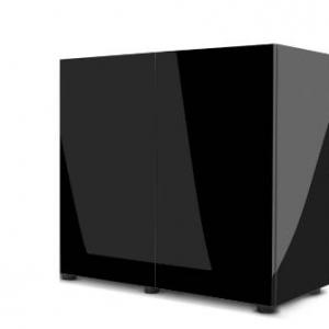 AquaEl Glossy Cabinets Black - szekrény (Glossy) fényes,fekete (100x40 mélység ajtóval x73cm)