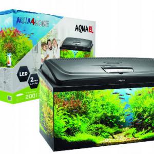 AquaEl Leddy AQUA4 Home Rec - akvárium szett (fekete) 200liter (100x40x50cm)