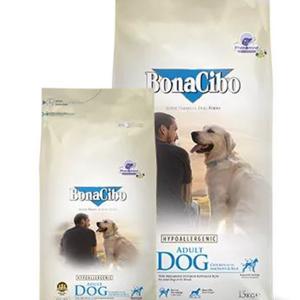 BONACIBO. 15KG ADULT DOG CHICKEN&RICE; ANCHOVY KÉK HYPOALLERGENIC SZUPER PRÉMIUM ELEDEL